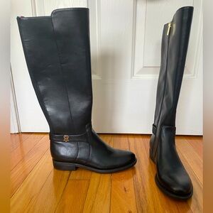 Tommy Hilfiger Tall Black Boots, size 6